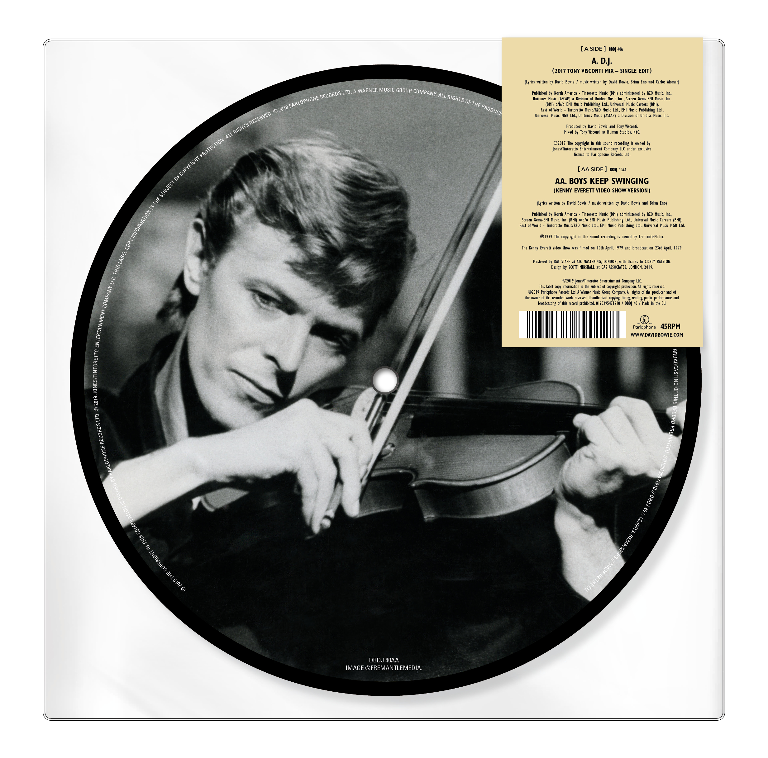 D.J. Limited Edition 40th Anniversary 7 Picture Disc